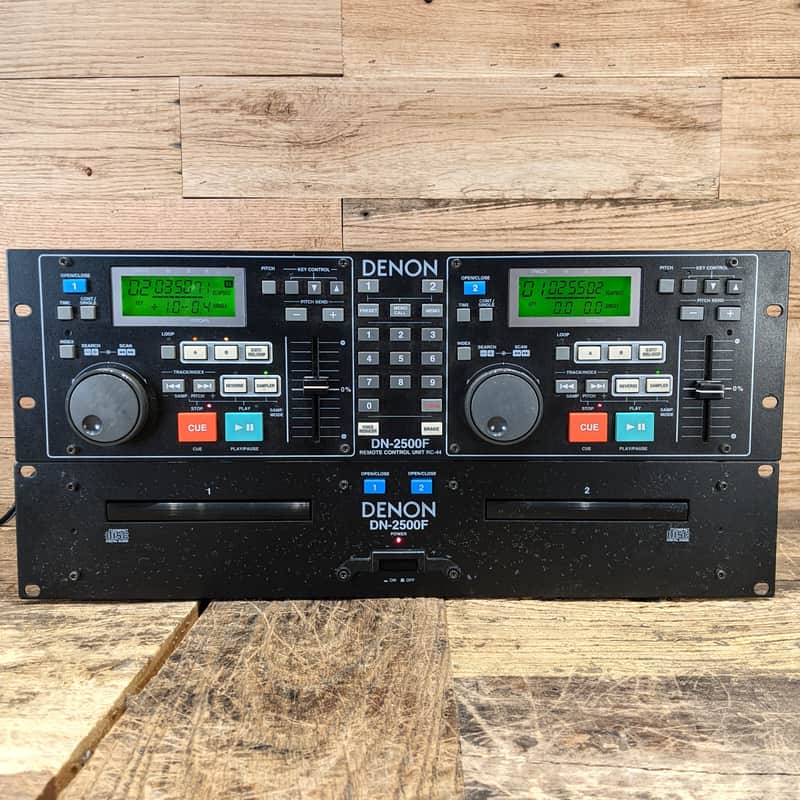 DENON DN-2500F CDプレーヤー& DN-X050ミキサー音出し確認 Denon DN-2500F - Dual Disc CD Player With Remote | Reverb