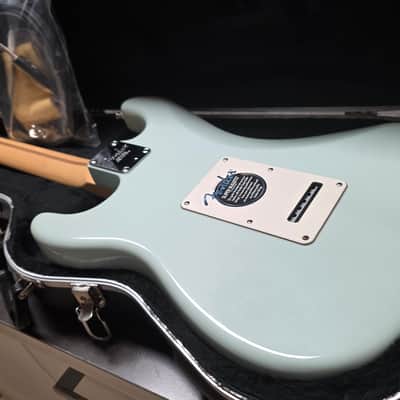 2001 Fender American Stratocaster BRAND NEW TIME CAPSULE Daphne Sonic Blue Custom Color FSR Special Limited Edition Run USA Standard Strat Electric Guitar NEVER PLAYED CASE QUEEN image 17