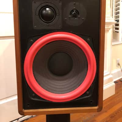 Vintage Kirksaeter Monitor 150 Speakers - Beautiful Mahogany Cabinets image 3