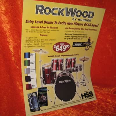 Rockwood Drum Set Promo Sheet from 2005 image 1