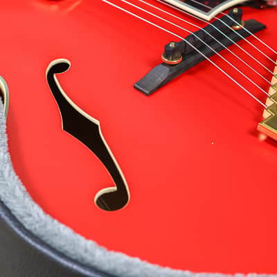 D'Angelico Deluxe EXL-1 Korea | Matte Red image 4