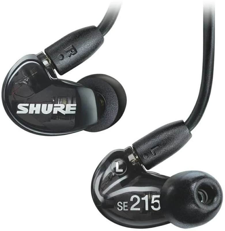 Shure SE215 Isolated Headphones - Black image 1