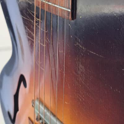 GIBSON ES-150 VINTAGE HOLLOWBODY GUITAR WITH CASE. 1940-1941 ORIGINAL TUNERS P13 PICKUP image 13
