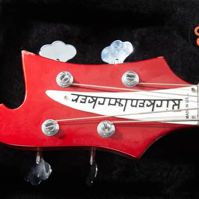 2012 Rickenbacker 4003 Ruby Red Rare Color OHSC All Original image 3