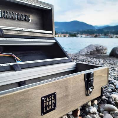 9U Eurorack Case Powered, 84 or 104 hp, patched resealable, modular synthesizer synth image 10