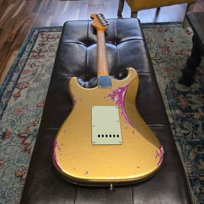 2016 Fender Custom Shop - Wildwood 10 - '61 Strat - Heavy Relic - Aztec Gold / Pink Paisley - Cruz Pickups image 15