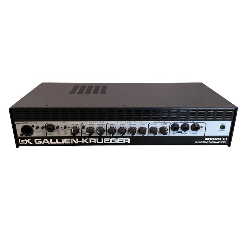 Gallien-Krueger 400RBIII Bass Amp - Black image 1