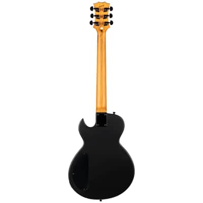 Spira L-400 MBK  400 Series Single Cutaway Roasted Poplar Body Canadian Roasted Maple Neck 6-String Electric Guitar image 6