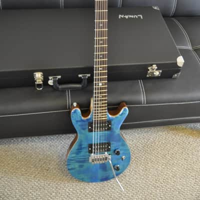 Luman Double Cutaway Turquoise image 4