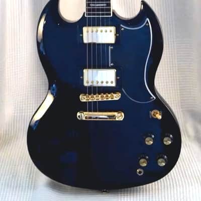 Epiphone SG Custom 2024 - Ebony - 490R & 498T - Mustard image 5