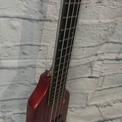 Hondo Alien Headless Bass 80s 4 String Bass Guitar  - AS IS image 5