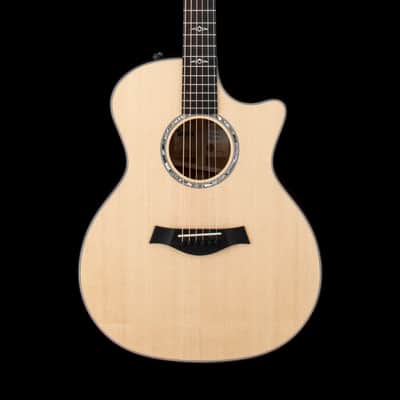 Taylor Custom Shop Select 414ce Tropical Mahogany/Sitka Spruce, Black Binding #63062 image 3