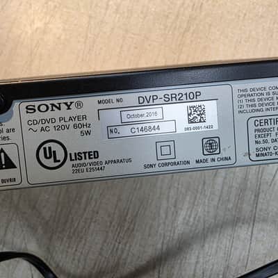 Sony DVP-SR210P CD DVD Player Tested image 7