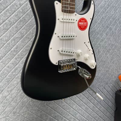 Fender Squier Debut Series "Amazon" Stratocaster Satin Black SkunkWerx In USA Fret Polish and Setup image 3