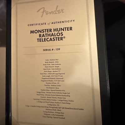 Fender Monster Hunter Rathalos Telecaster 2025 image 9