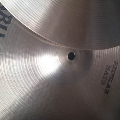 Sabian EARLY VINTAGE 15" PRE- AA Regular HI HAT CYMBALS  RARE ORIGINAL BAG NEAR MINT image 4