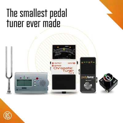 Guitar Tuner Pedal - Compact Chromatic Tuner Foot Pedal Fits on Any Pedalboard - For Acoustic, Electric, Bass Guitar, Mandolin and Other Instruments image 2