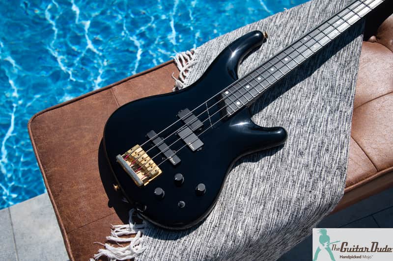 1989 Greco PXB-80 Phoenix Electric PJ Bass - Black - Made In Japan - Pro Set Up w Perfect Frets/Action/Intonation! image 1