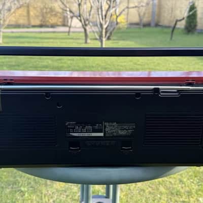 Sharp GF-8L Super Rare Vintage Red Slim Cassette Deck Boombox Serviced Warranty image 10