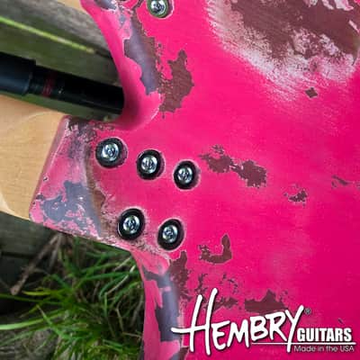 HEMBRY Fender Metora style bass/guitar doubleneck relic image 13