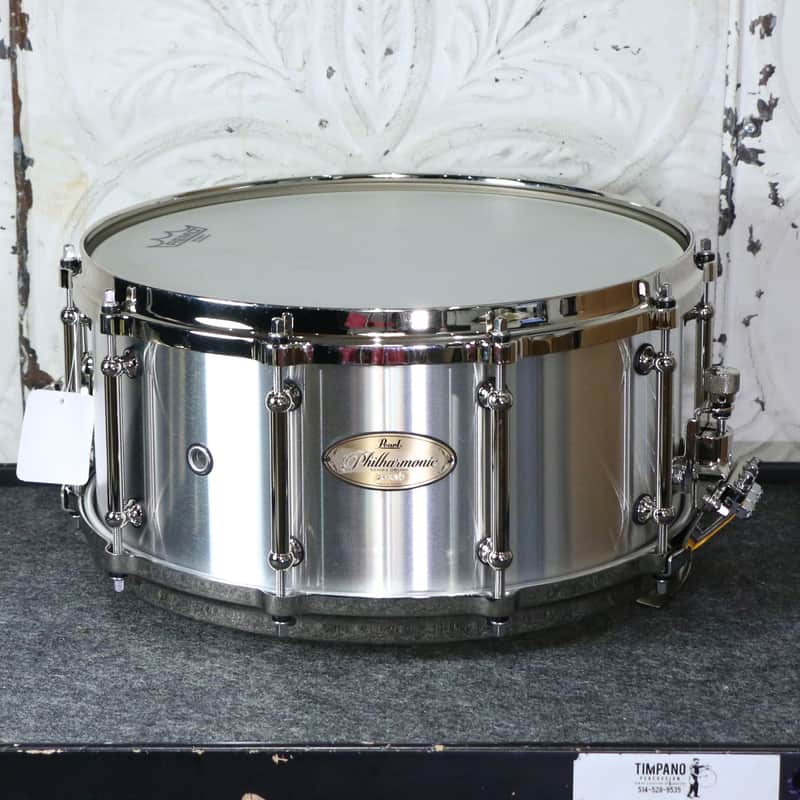 Pearl Philharmonic Concert Snare Drum Cast Aluminium 14X6.5in image 1
