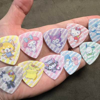 Vox Sanrio Character Awards Guitar Pick Set 10pcs Made in Japan image 3