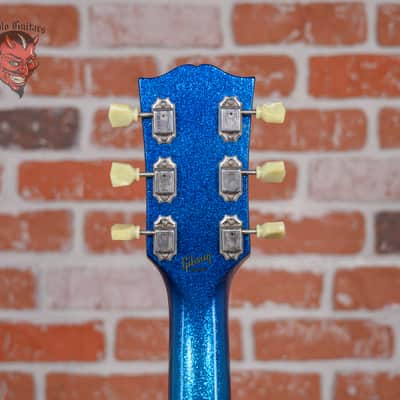 Gibson Custom Shop Les Paul SG Standard Blue Sparkle 2008 w/OHSC image 10