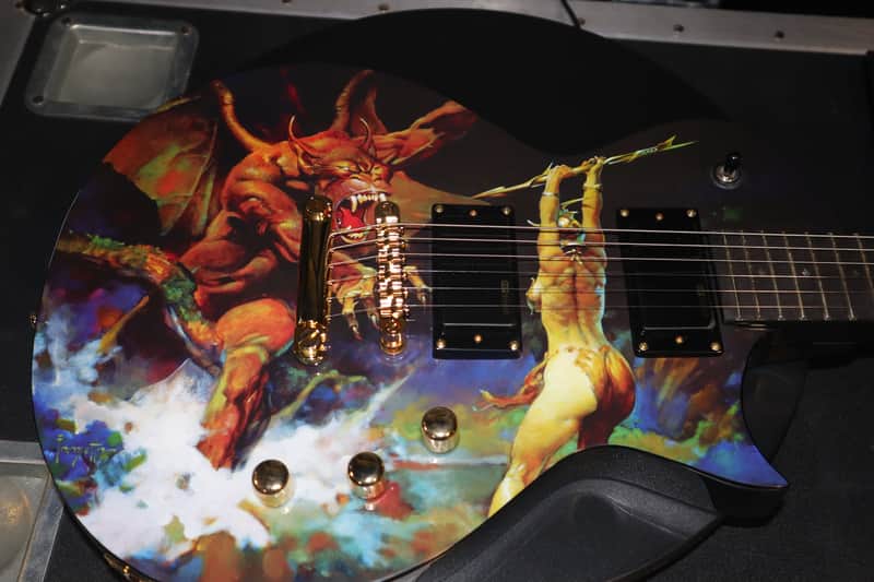 ESP LTD EC Frazetta Beauty and Beast Graphic, 2013 - 2014 - only 50 made! image 1