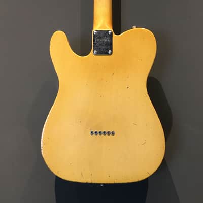 Made to Order - FRANCHIN Mars guitar Relic Aged 100% Nitro Lacquer (Butterscotch/ Sunburst/ Black/ White/ Blue/ Green/ Yellow/ Red/ Pink/ Burgundy/ Purple/ Gold/ Silver, etc.) Telecaster-Tele-T-Style Made in Italy image 12