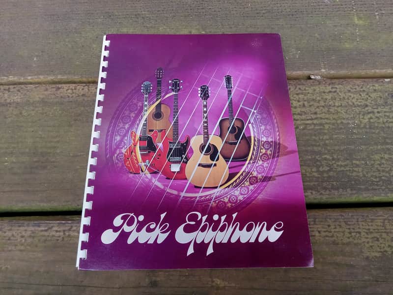 Vintage 1971 Epiphone Guitar and Bass Catalog and Price List! Rare, Original Case Candy, Paperwork! image 1