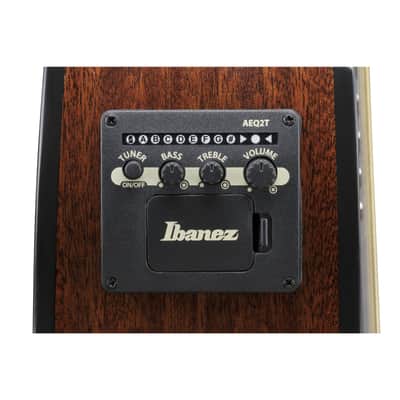 Ibanez AEWC16QA-TKH Transparent Black Sunburst - Acoustic Guitar image 10