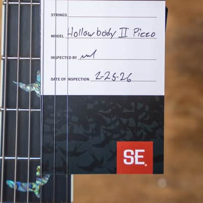 PRS SE Hollowbody II Piezo Electric Guitar - Peacock Blue image 11