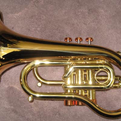 Carol Brass PHAT PUPPY FLUGELHORN 2024 - LACQUER image 2