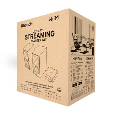 Klipsch - Ultimate Streaming Starter Kit - R-60M Speakers, WiiM Amp & Ultralink Wire image 3