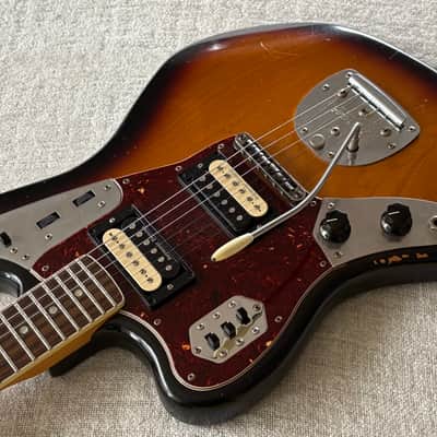 2012 Fender Kurt Cobain Road Worn Jaguar Left Hand Lefty + Case + Book + Extra Pickups Classic Player Jaguar Special HH Wiring image 9