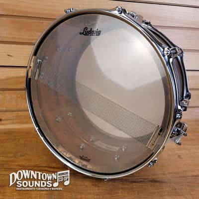 Ludwig Copper Phonic LC608R 8” x 14” Snare Drum - Smooth Raw Shell, Imperial Lugs image 7