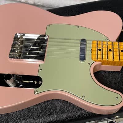 NEW! Fender Custom Shop Flamethrower Telecaster Custom - NOS - Modern Specs - Texas Special Pick-Ups - AAAA Flamed Neck - Shell Pink - Authorized Dealer - 7.5lbs - G07105 image 3