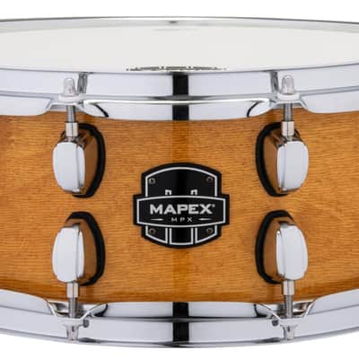 Mapex MPX Maple/Poplar Snare Drum - 5.5 x 14-inch - Natural with Chrome Hardware (MPNMP4550CNL) image 1