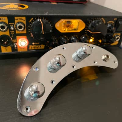 Boscoe MMSR77 control plate kit - Classic Late 1970s Music Man StingRay 2-band Preamp Replica Kit - designed to vintage specifications, but with modern manufacturing! image 1