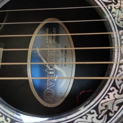 Ovation 1869 Custom Legend 1990 - 2001 - Black image 5