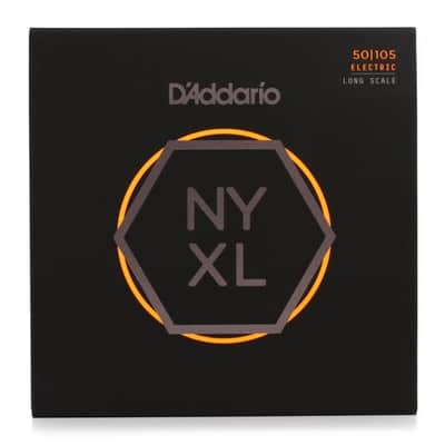 D'Addario NYXL50105 Long Scale Nickel Wound Bass Guitar Strings - .050-.105 Medium image 2