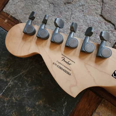 Fender Squier HSS strat OBEY - white/black image 10