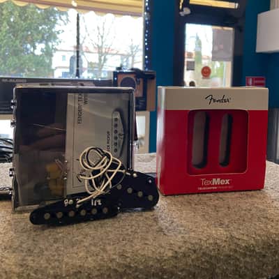 Fender 099-2263-000 Tex-Mex Telecaster Pickup Set 2010s - Chrome / Black image 3