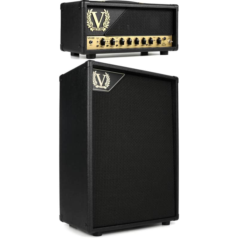 Victory Amplification The Sheriff 100 100-watt Tube Head and 2x12" Closed-back Speaker Cabinet image 1