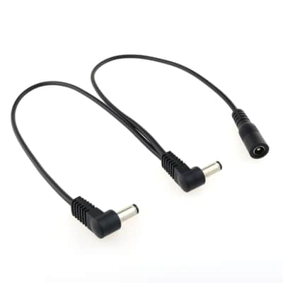 Daisy Chain 1 to 2 Outer+ Inner Daisy Chain 1 to 2 Ways Guitar Effects Pedal Multi-Plug Power Supply Cable for 9V DC Adapter Plug, Guitar Power Supply Adapter image 4