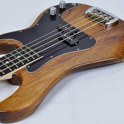 G&L LB-100 USA Custom Monkey Pod Bass in Natural Satin image 6