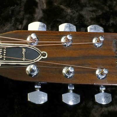 1973 made Vintage Acoustic Guitar MORRIS W-30 Solid Spruce Top Made in Japan image 4
