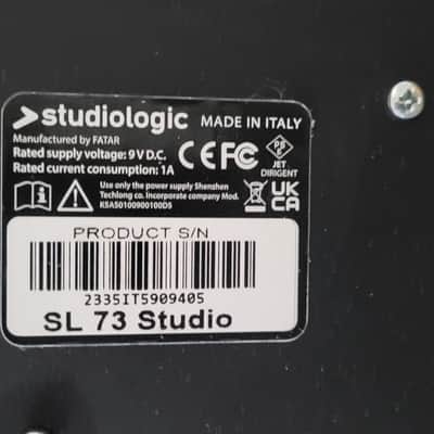 Studiologic SL73 Studio 73-Key Controller 2018 - Black image 4