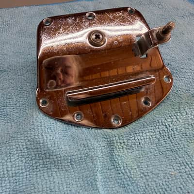 Univox Tremolo Tailpiece 60s-70s - Chrome Teisco Kawai Guyatone kawai image 1