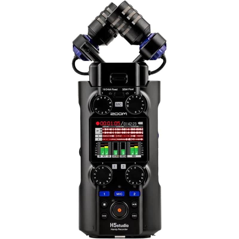 Zoom H5STUDIO H5studio Multi-Track Handy Recorder, 32-Bit Float image 1